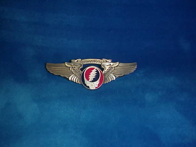 Large Grateful Dead Steal Your Face Wings Pin Free Shipping In The U.s.