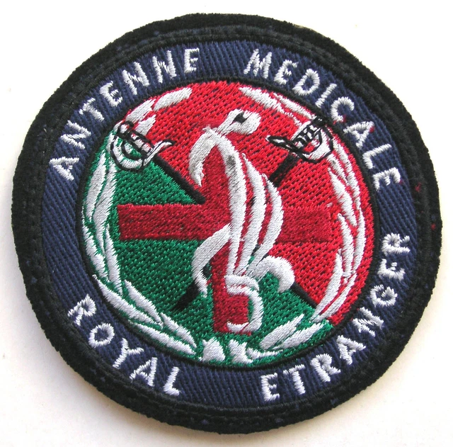 Insigne Légion étrangère 1° REC – Émail Cavalerie Algérie AFN – Original France