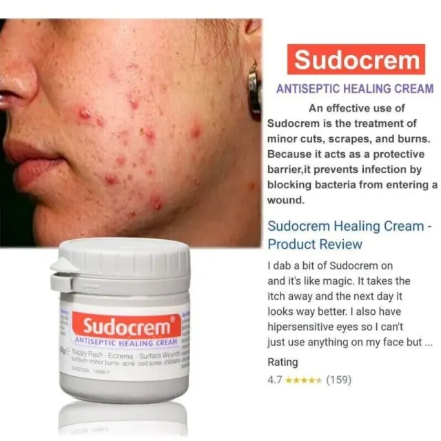 Sudocrem Antiseptic Healing Cream 125g - Free Shipping