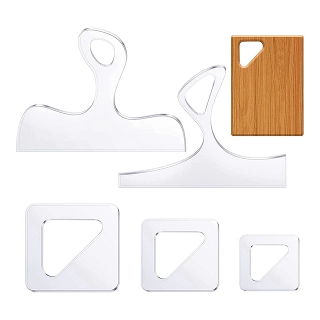 Modelli router per lavorazione del legno modelli acrilici angolati tracciamento curvy Ste Z4P1