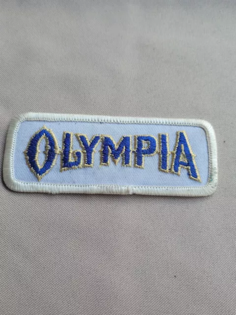 Olympia Beer Patch Brewery Original Embroidered Vintage Logo Jacket Badge