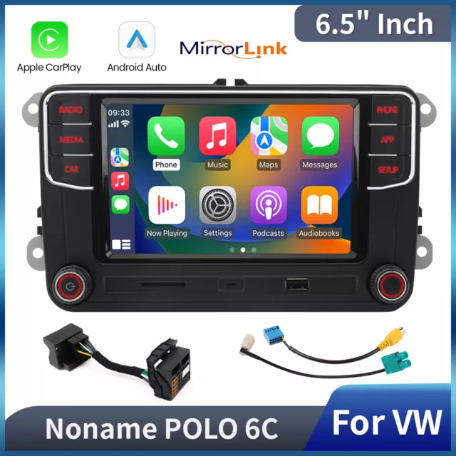 NONAME Carplay Android Auto Autoradio Stereo RCD360 RCD330 187B für MQB POLO 6C