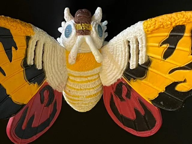 2002 Godzilla Pack Of Destruction Mothra Mini Figure Rainbow Mothra Mini Figure