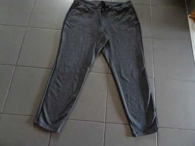 Bonita Jazzpants Relaxhose Freizeithose 44 evtl. 46 schwarz grau Töne gemustert