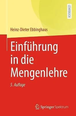 Einfuhrung in die Mengenlehre - 9783662638651