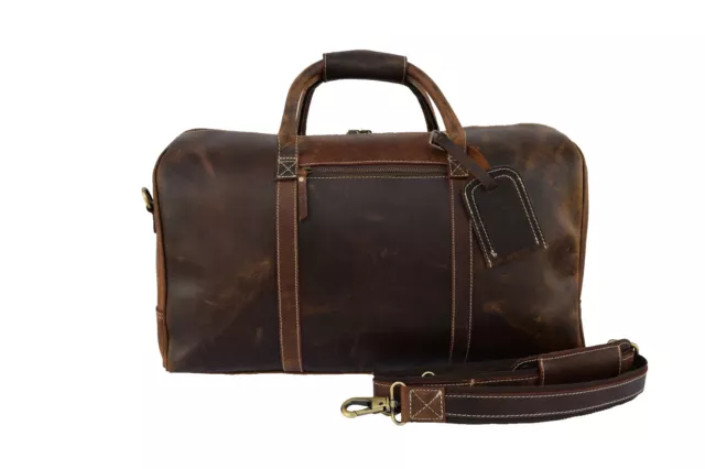 Voyage Sac de Sport Buffalo Cuir Duffel Fourre-Tout Aircabin Carryon Bagage Main