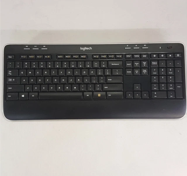 LOGITECH K520 WIRELESS Keyboard - Includes Receiver - Fully Functional $12.50 - PicClick