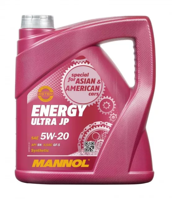 MANNOL ENERGY ULTRA JP Huile moteur 5W-20 4L pour FORD FOCUS III S-MAX (WA6)