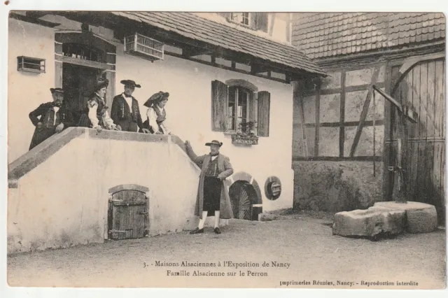 NANCY - M. & M. - CPA 54 - Exposition de Nancy 1909 - Maisons Alsaciennes