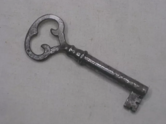 antique skeleton key old hollow metal barrel unique lock hardware