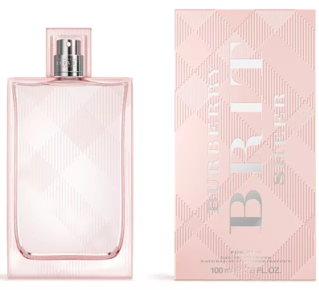 Burberry Brit Sheer 3.3 oz 3.4 Women Eau de Toilette Spray 100 ml NIB Sealed