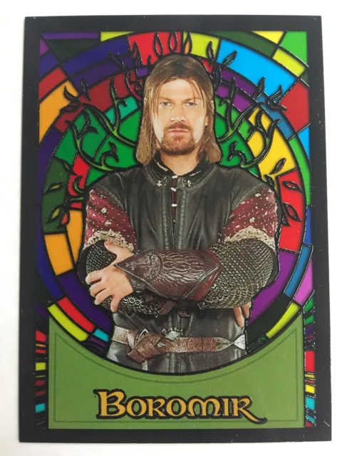 Lord Of The Rings Evolution Stained Glass Insert Card S3 Boromir