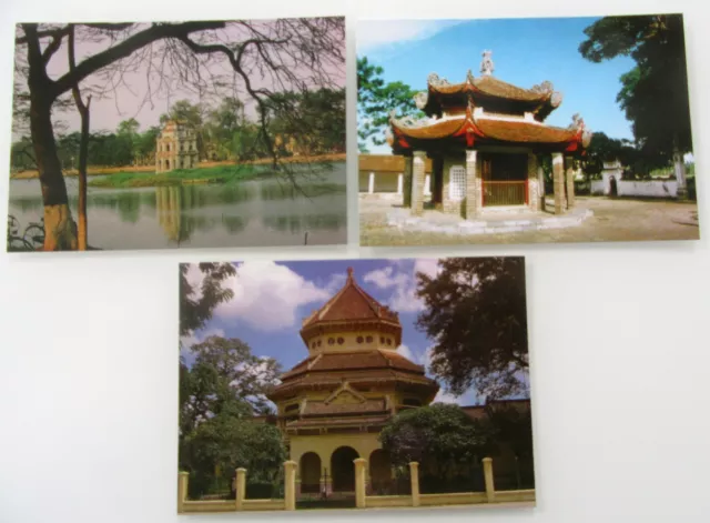 Ansichtskarten Lot VIETNAM 3 x HANOI Postkarten Asien ungelaufen Postcards Asia