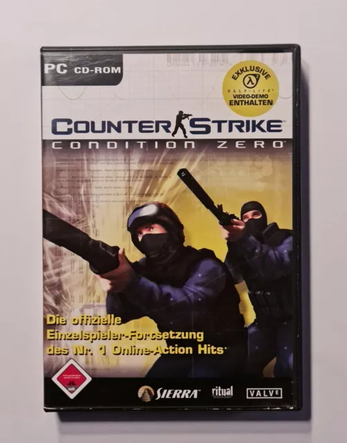 Counter Strike Condition Zero 2-Disc with Manual CD-ROM For PC incl. HL2  footage