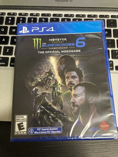 Monster Energy Supercross 6- The Official Game (PlayStation 4, 2023, PS4) New