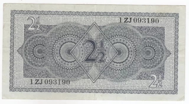 Néerlandais, 21/2 Gulden, 1949, XF 2