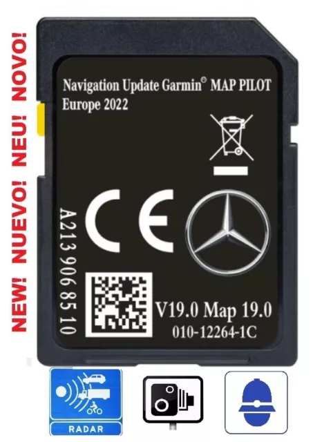 Mercedes Garmin Map Pilot  V19 2022  Audio 20 STAR 2 Karte Class C, E, V Radar