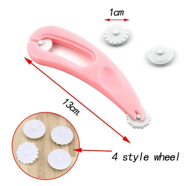 Fondant Cutter and Embossing Embosser Tool Cutter Stitching Cake Tool Y0T0 T8U0