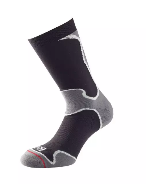 1000 Mile Fusion Double Layer Men's Sport Sock 2029B Black NEW