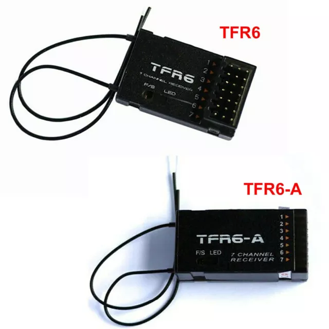 TFR6 TFR6-A 7 Channel 2.4G Receiver Compatible For Futaba FASST FrSky TF Module