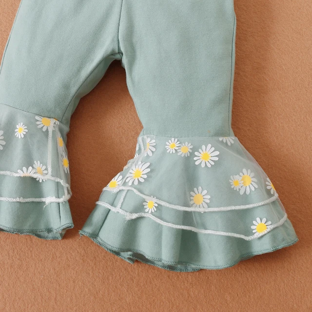 Tuta romper neonate pantaloni floreali fascia abiti set abiti 6
