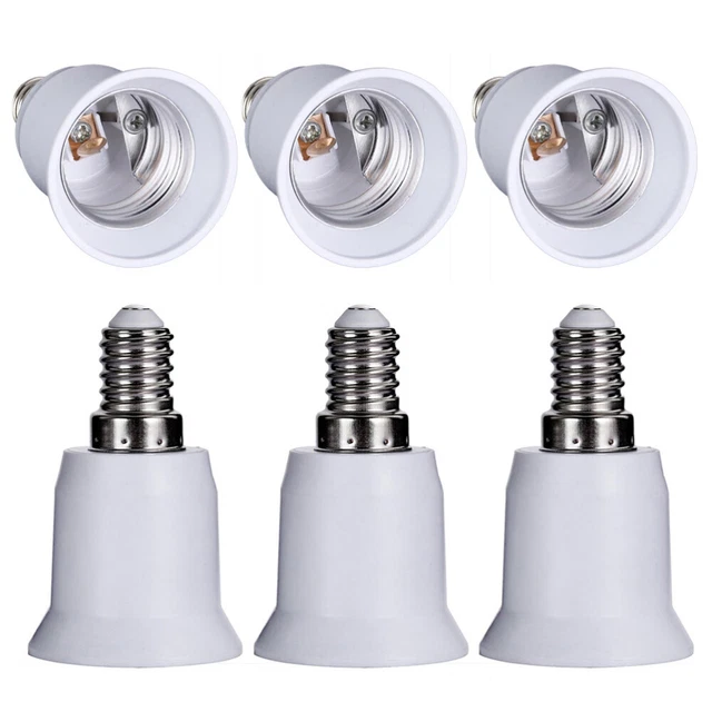 6 Pcs Adaptateur E14 À E27 Douille D'ampoule LED Ampoule À LED Prise