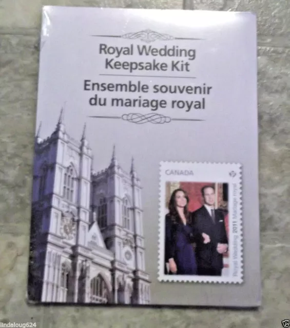 Royal Wedding Keepsake Kit Prince William Kate Middleton Canada Post Sealed New