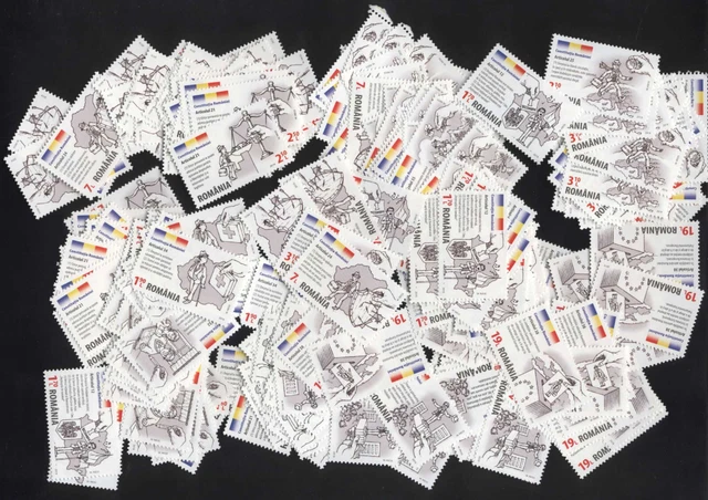 WHOLESALE: 25 Sätze Rumänien 2019 Bürgerrechte. MiNr. 7522-7530, ME = 750,00