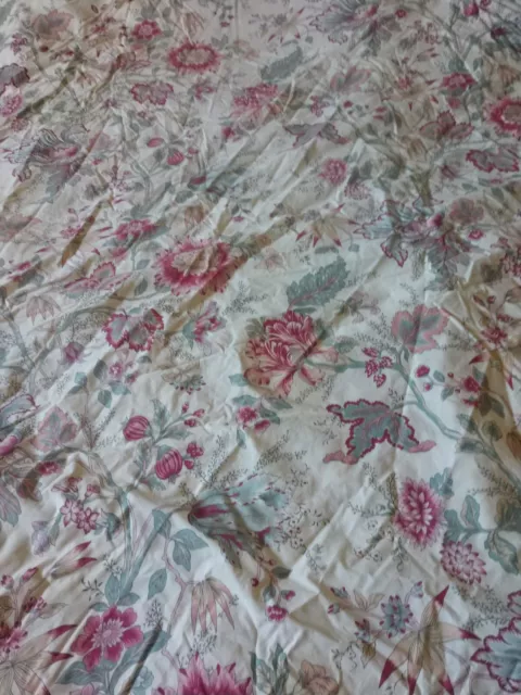 Pottery Barn Queen duvet cover floral cotton