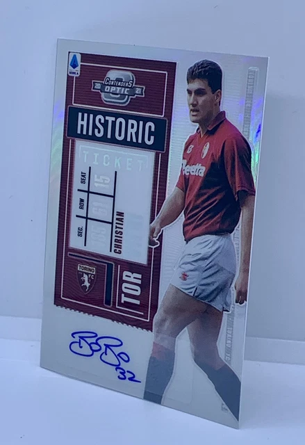 Christian Vieri Soccer 2020-21 Panini Chronicles Contenders Optic