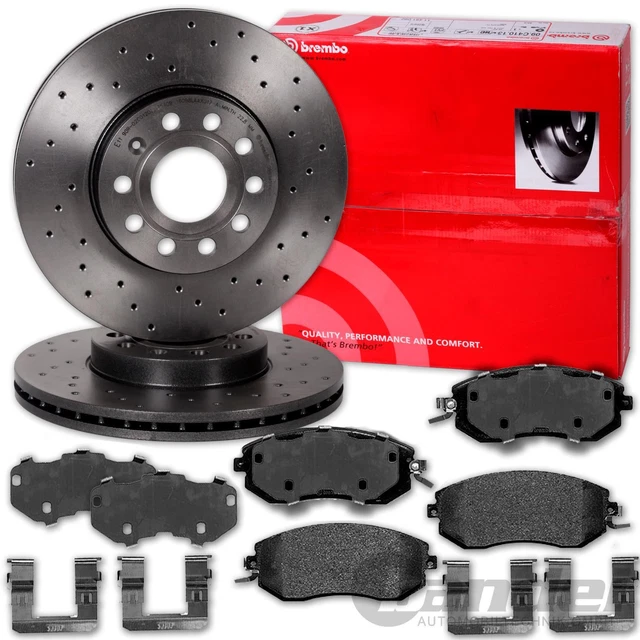 DISCHI FRENO BREMBO SPORT + PASTIGLIE ANTERIORI adatti per TOYOTA GT 86 + BRZ