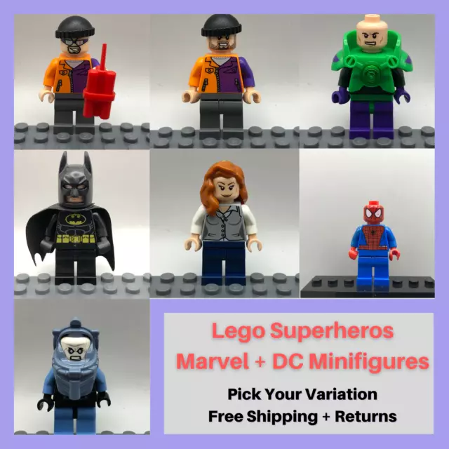 Lego Superheros Minifigures - Marvel + DC