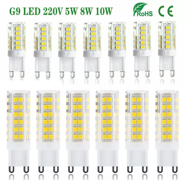 G9 LED Birne 5W 8W 10W Warmweiß Kaltweiß 2835 SMD Mais Birne Sparlampe 220V-240V