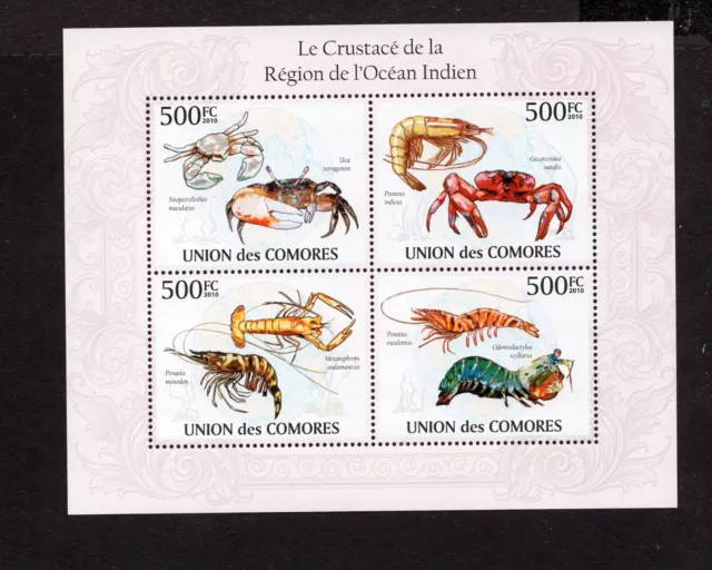 Comoros 2009 mini sheet of stamps Mi#2672-2675 MNH CV=10.8$