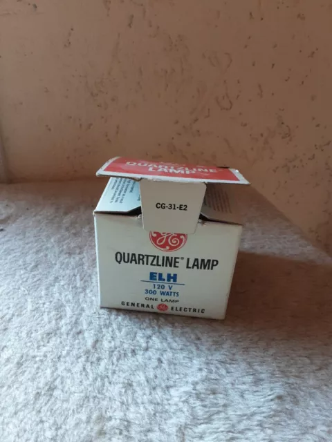 Quartzline Lampe ELH 120 V 300 W Projector Lamp General Electric