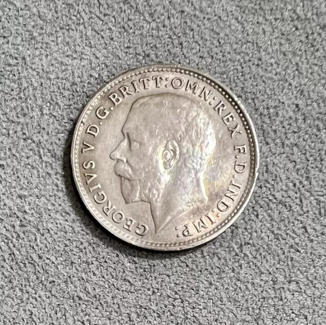 England Great Britain 3 Pence KM 813 Unc 1919