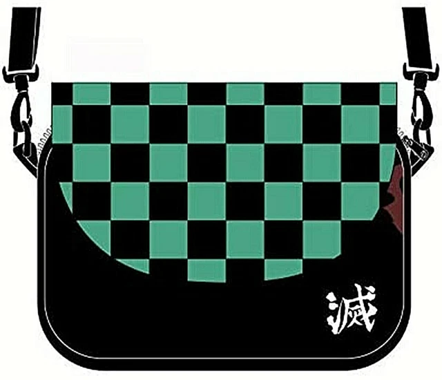 Sac Bandoulière Demon Slayer Avec Motif Tanjiro Kamado - Kimetsu No Yaiba - Neuf