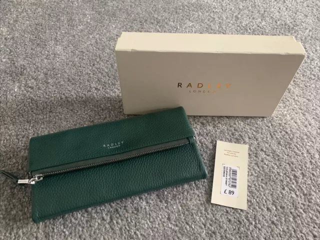 89 RADLEY COLEMAN street Large Leather Flapover Matinee Purse