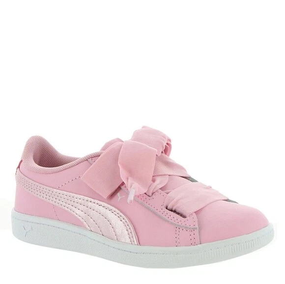 Puma fille ruban shop rose
