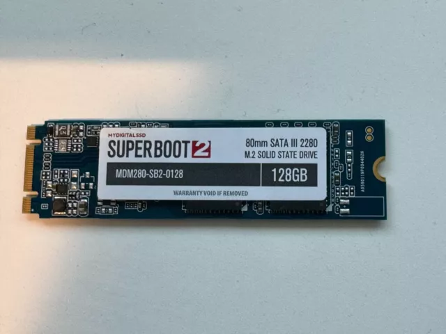 MyDigitalSSD Superboot M.2 Solid State SSD Hard Drive 128GB MDM280-SB2-0128 HDD