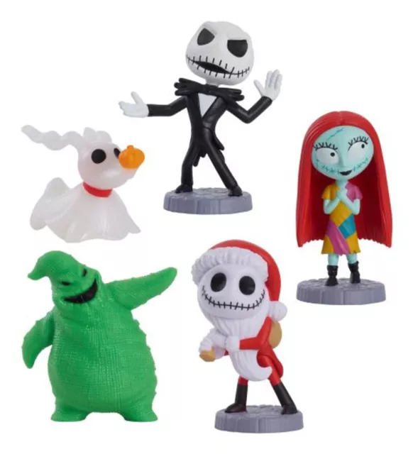 Nightmare Before Christmas Mini Figures: Jack , Sally, Zero, Oogie Boogie Toy