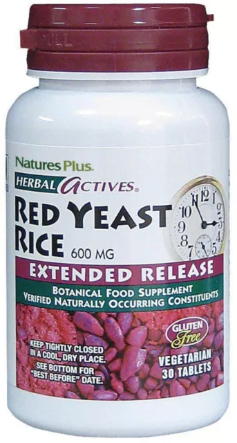 Nature's Plus Red Yeast Rice 600mg Extended Release