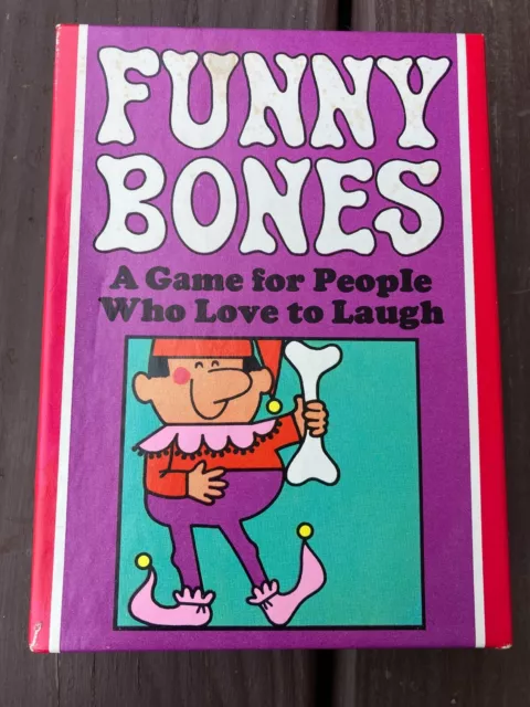 Vintage Funny Bones Card Game Parker Brothers 1968 ALL 23 Cards 100% Complete!
