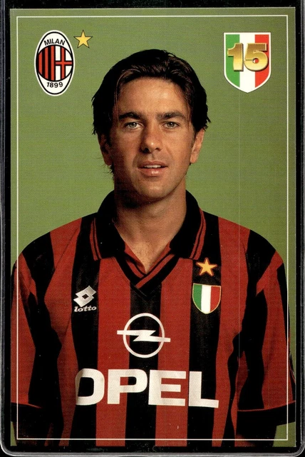 Cartolino Milan Campione 1993/94 Avec Timbre - Pas De Maillot - Match Worn ?