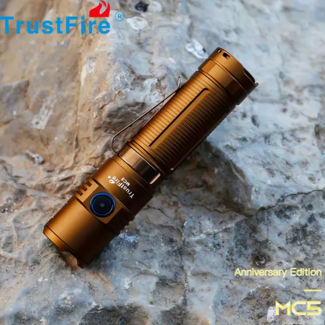 Trustfire MC5 3300 Lumens Rechargeable LED Flashlight Brightest Magnetic Torch