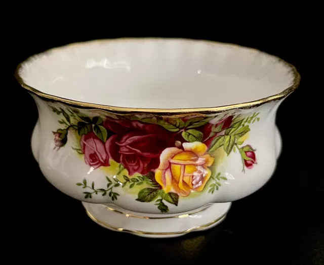 Vintage Royal Albert England Old Country Roses Small Sugar Bowl