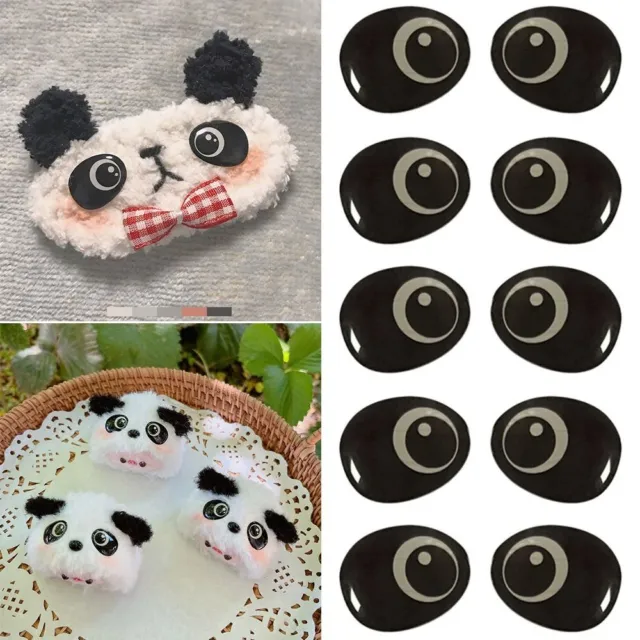 Accessories Glass Dolls Eyes Animal DIY Crafts Panda Dolls Eyeballs  Time Gem