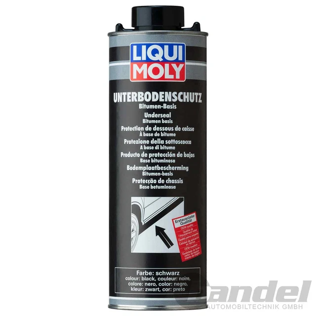 1x1L LIQUI MOLY PROTEZIONE SOTTOSCOCCA BITUME NERO VENTOSA SPALMABILE PROTEZIONE