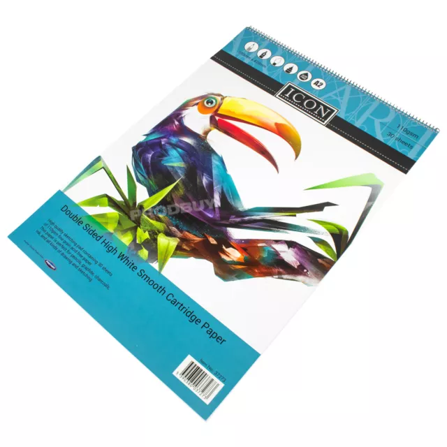 Acid Free Cartridge Paper for Drawing - Loose Sheets Ideal for 170gsm