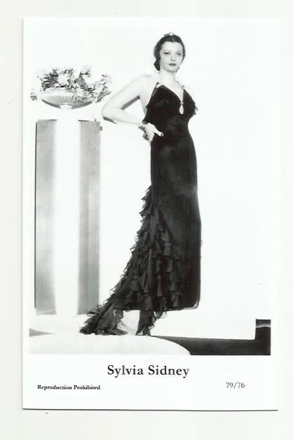 (Bx1) Sylvia Sidney Photo Card (79/76) Filmstar  Pin Up Movie Glamor Girl